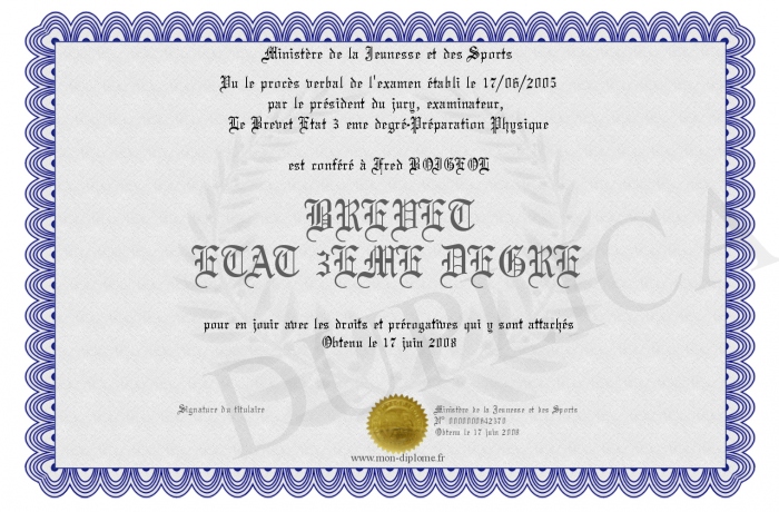 diplome 3eme